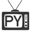 Tv icon dark